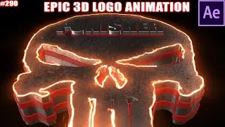 Create Epic 3D logo animation - After Effects tutorial (Element 3d + Saber)