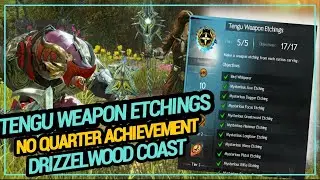 Tengu Weapon Etchings - No Quarter Achievement  / Drizzlewood Coast / GW2 Guide
