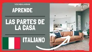 APRENDE las PARTES de la CASA en ITALIANO 🏠  #idiomas #italia  #casa
