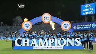 Supernovas Womens T20 Challenge 2022 Final Winning Moment vs Velocity | Supernovas vs Velocity Final