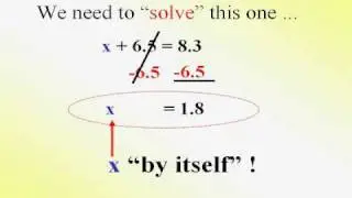PreAlgebra and An Intro To Solving Equations