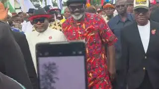 FCT Minister, Nyesom Wike, Arrives Bonny Island for Thank You Visit