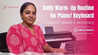 How to Play Keyboard in Tamil | Part-2 | Warmup Exercises | Basic Keyboard Lessons in Tamil
