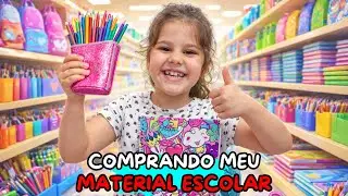 Comprando Meus MATERIAIS ESCOLARES de 2026!!!