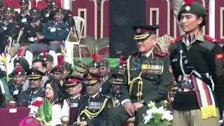 CDS Entry at DG NCC Camp Republic day camp 2024 Chief of Defence Staff