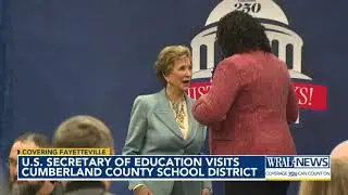US Secretary of Education visits Cumberland County School district