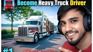 Truck Simulator Ultimate 😱 | American Long Nose Red Truck Gameplay Hindi