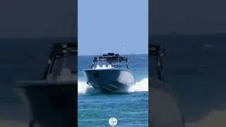 Midnight Express bringing the heat and coming in scorching hot | Boca Inlet #waves #boating #summer