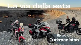 Turkmenistan DARWAZA Porta dell’inferno via della seta con @77roads_viaggiinmoto