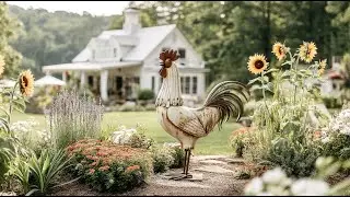 Rustic Farmhouse Garden Inspiration for a Calm and Cozy Backyard