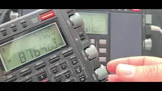 Tecsun H-501X против Tecsun PL-990x NMN Chesapeake Virginia Marine Weather 8764 кГц Коротковолновая петля W6LVP