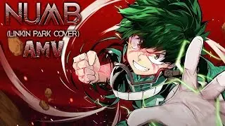 Nightcore - Numb (Linkin Park Cover) [AMV] (Lyrics)