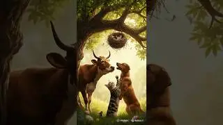 Three friends saves the Nest of sparrow.😍😨 #shortsviral #animals