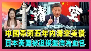 中國帶頭五年內清空美債，日本英國被迫接盤淪為血包！｜馬斯克直言美國沒救了，中國看透美債龐氏騙局，美國36萬億債務爆雷！【屈姬主播 EP347】