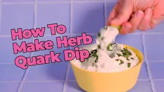 Protein-Packed Herb Quark Dip | Healthy German Snack for Kids!