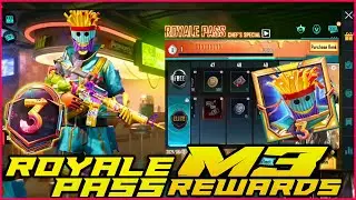 Pubg Mobile And BGMI M3 Royale Pass 1 To 50 Tier Rewards - M3 Royale Pass