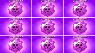I OPENED 100x HYPERCHARGE STAR DROPS AND GOT ALL THE HYPERCHARGED SKINS