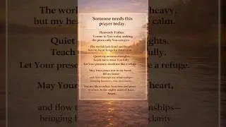 A quiet prayer for peace and trust. May God shield your heart today. Amen#prayer #faith #peace