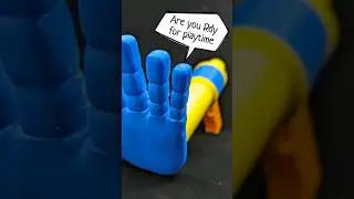 Huggy Wuggy | Poppy Playtime Chapter 3 | Timelapse 3d printed #poppyplaytime #grabpack