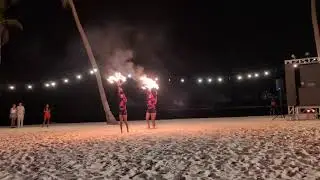 Fire dancing in Punta Cana, Dominican Republic #trending #travel #youtubeshorts #shorts #fyp #viral 