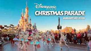 Disneyland Paris Christmas Parade 4th January 2026 