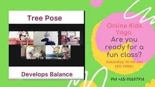 Super Fun Yoga for Kids-Online LIVE Classes #Shorts