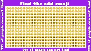 Find the odd emoji impossible 10