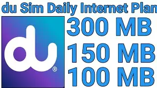 Du Sim Daily Internet offer | du sim daily Data Plan | du Sim Daily Internet package