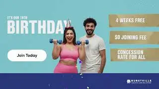 BlueFit 18th Bday Promo - Hurstville