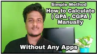 How to Calculate  ( GPA , CGPA ) Manually | Without Any Apps | Simple Method | Britto Raj | Tamil
