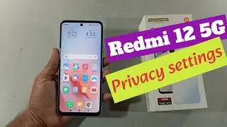 redmi 12 5g privacy settings #redmi125g @Techieworld7777
