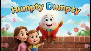Wow new Humpty Dumpty Song with Family 👨&zwj;👩&zwj;👧&zwj;👦 | Cute Cartoon Nursery Rhymes and toddler  song