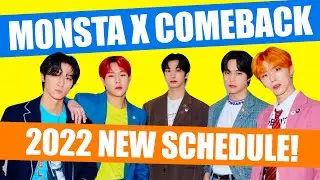 MONSTA X Comeback Schedule for SHAPE OF LOVE [2022 NEW!!]