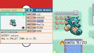 [Live] Shiny Horsea after 22 FEs Pokemon Firered [Kanto 76/153]