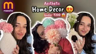 Under 200🤯| Aesthetic Home decor| Meesho Finds ❤️