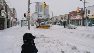Quick Shoppers Run | Winter Storm - February 16, 2025 | Toronto
