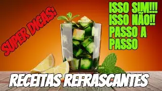 Como REFRESCAR seu VER&Atilde;O com as 7 MELHORES RECEITAS de &Aacute;GUA SABORIZADA