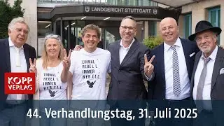 44. Verhandlungstag: Freispruch (bis auf 19,53&euro;)