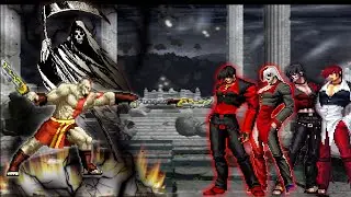 [Mugen KOF] Kratos vs Orochi Iori Team