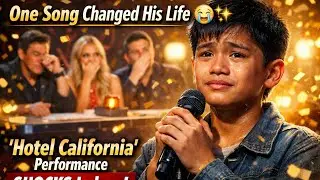 A Poor Filipino Boy Sings &ldquo;Hotel California&rdquo; &mdash; Judges CRY and Smash Golden Buzzer 😭✨