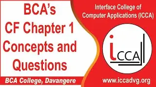 BCA's Computer Fundamentals Chapter - 1 Concepts and Questions