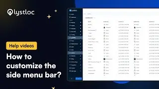 Navigate Smarter with the Side Menu Bar | LystCRM UI Feature