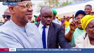 Gov Abiodun Commissions Train Station Road, Completes 5000 Birds, Poultry, Cassava Processing Plant