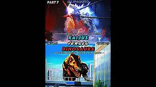Kaijus vs dinosaurs part 7 #short #godzillaxkongthenewempire #jurassicworld #primal