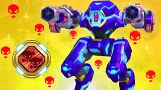 Guardian with Minigun 16 - Monster Kill -  Mech Arena