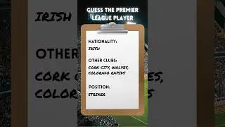 Guess the Premier League player&hellip; this should not take more than 2 seconds