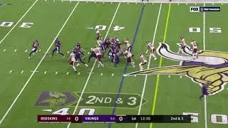 Stefon Diggs Fumble | Vikings Vs. Redskins | NFL | Week 8 2019