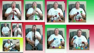 A Twisted Peppermint Fantasia on Jingle Bells (Clarinet versus Melody Bells)