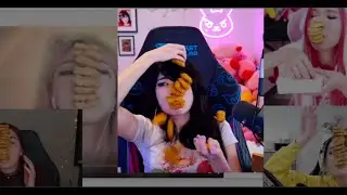 Emiru Stacks 14 Nuggets In Her Mouth...