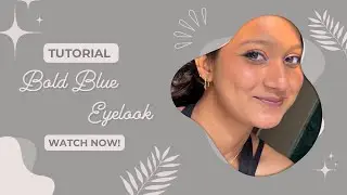 Bold Blue Eye Makeup Look 💙 | GRWM Chit Chat + Makeup Talk | Nandinipandey 